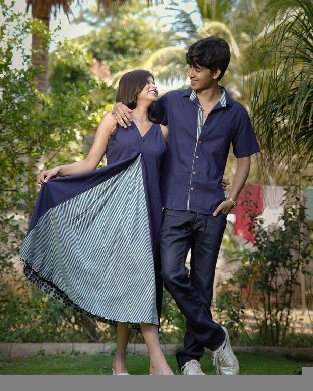 Blue Loma Indie Lines Long Couple Set