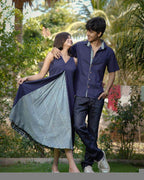Blue Loma Indie Lines Long Couple Set