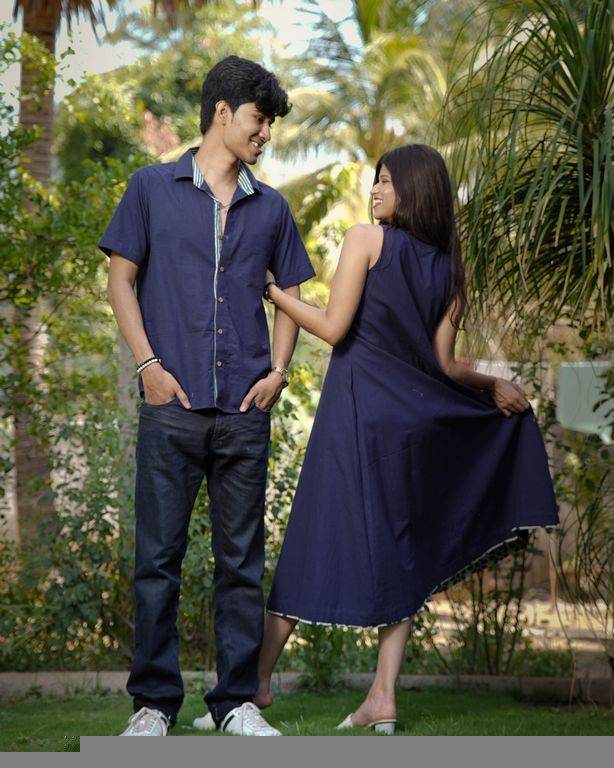 Blue Loma Indie Lines Long Couple Set