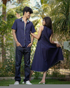Blue Loma Indie Lines Long Couple Set