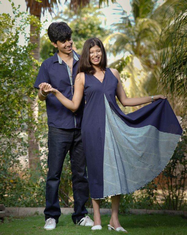 Blue Loma Indie Lines Long Couple Set