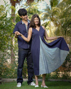Blue Loma Indie Lines Long Couple Set