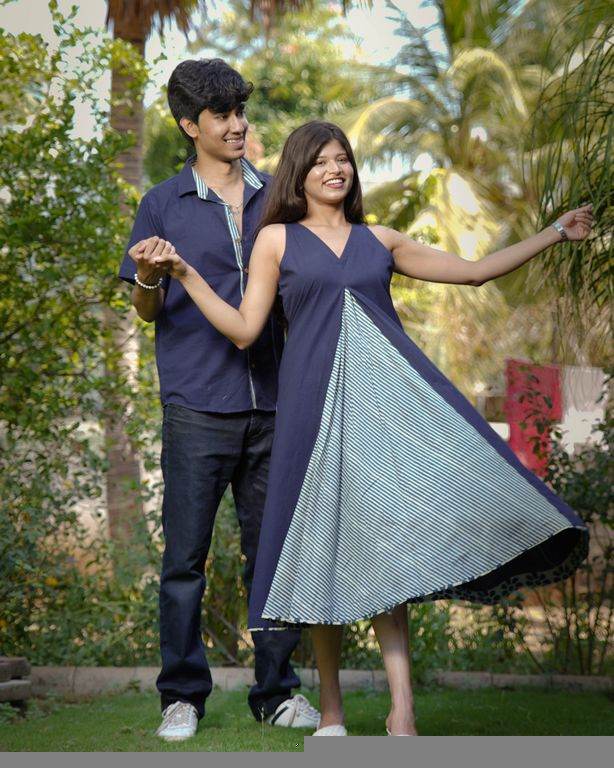 Blue Loma Indie Lines Long Couple Set