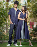 Blue Loma Indie Lines Long Couple Set