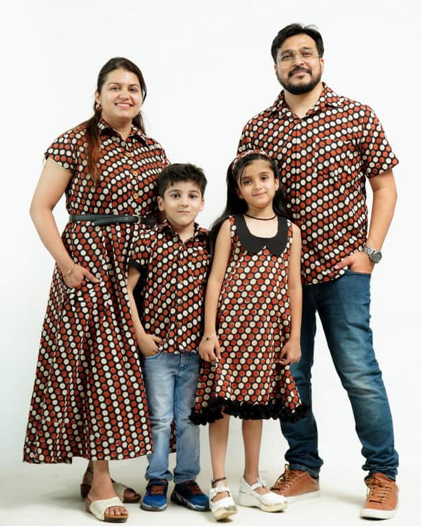 Archies Red Polka Dot Family Set