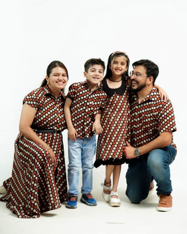 Archies Red Polka Dot Family Set