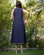 Blue Loma Indie Lines Long Dress