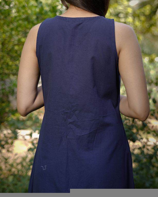 Blue Loma Indie Lines Long Dress