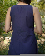 Blue Loma Indie Lines Long Dress