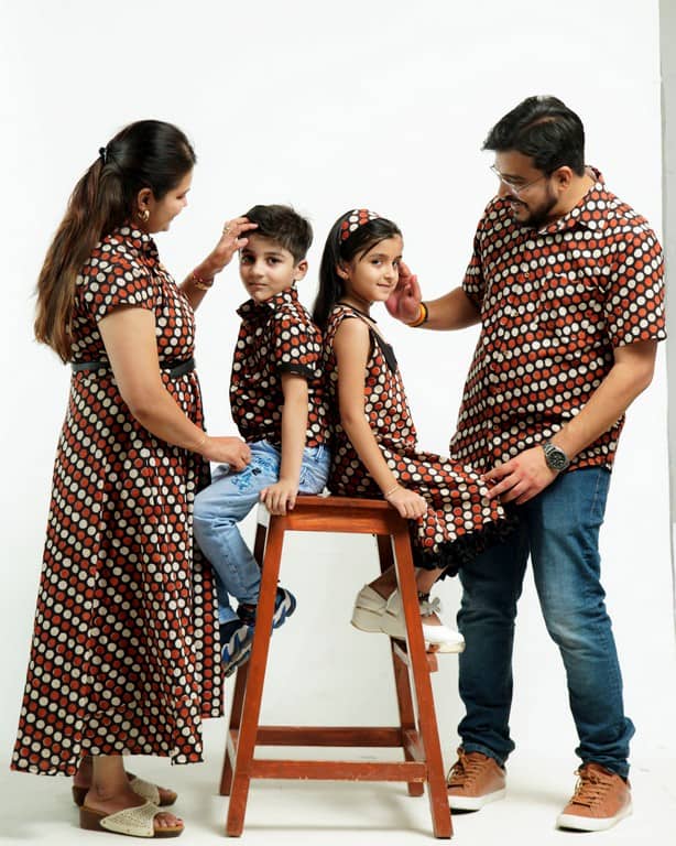 Archies Red Polka Dot Family Set