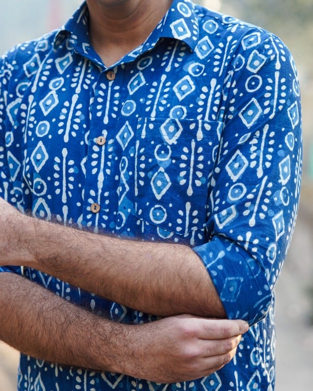 Indigo Warli Shirt
