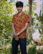 Gerua Floral Spaghetti Shirt