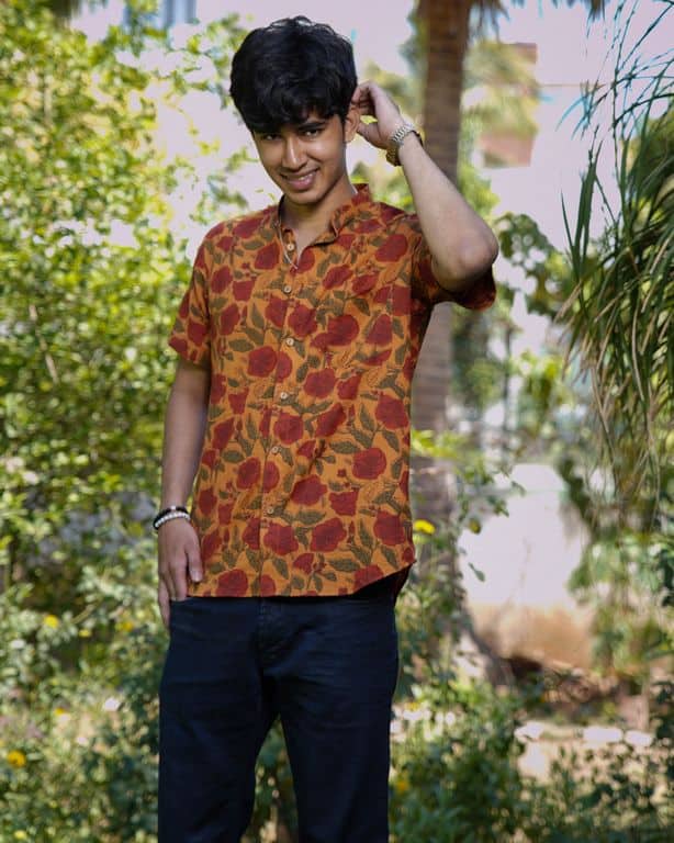 Gerua Floral Spaghetti Shirt