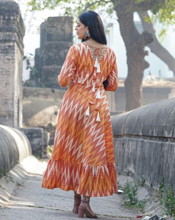 Orange Blossom Flair Ikat Family Set