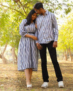 Grey Blast Couple Set