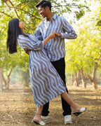 Grey Blast Couple Set