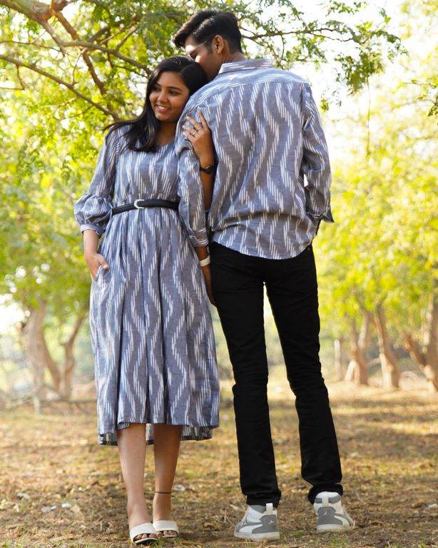 Grey Blast Couple Set