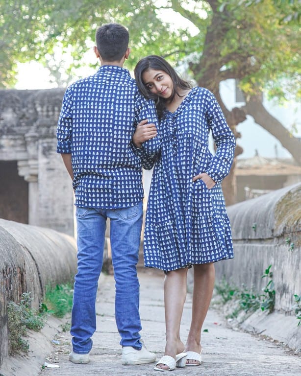 Indigo Triad Couple Set