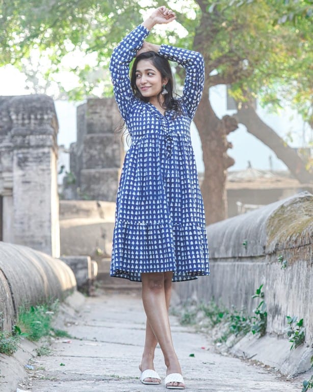 Indigo Triad Dress