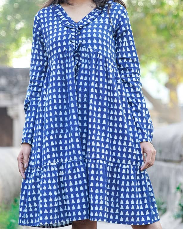 Indigo Triad Dress
