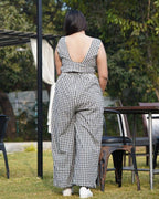 Ikat Checkered Jumpsuit