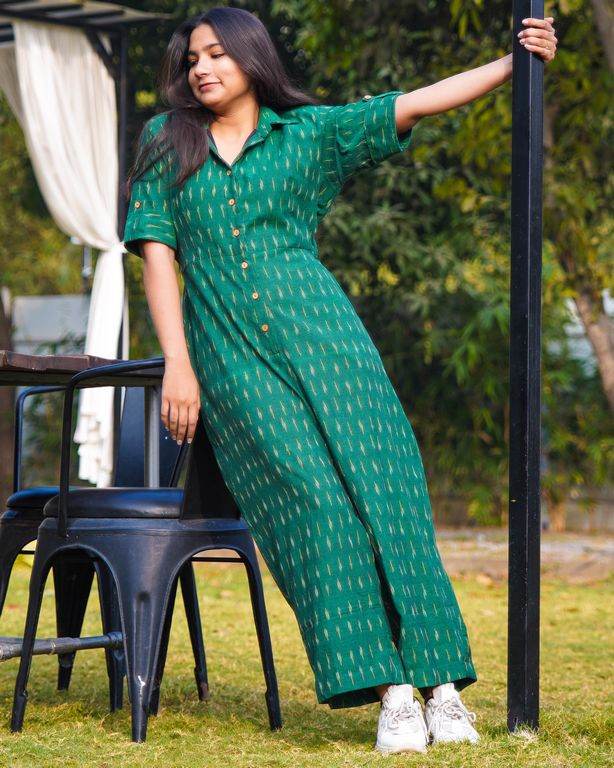 Pickel Green Jumpsuit