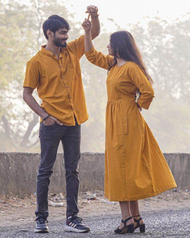 Sandy Gold Couple Set