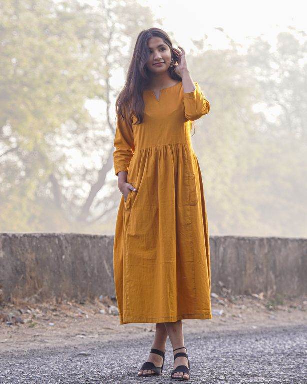 Sandy Gold Dress