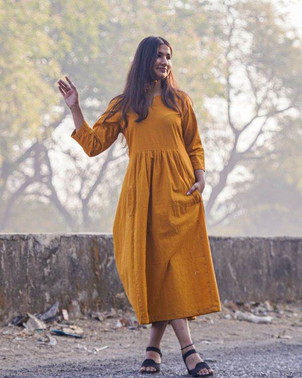 Sandy Gold Dress