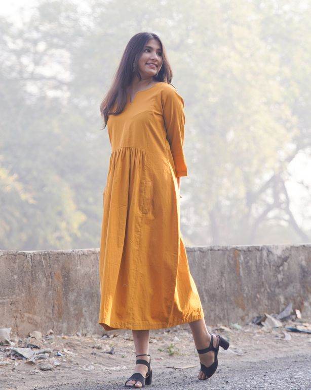 Sandy Gold Dress