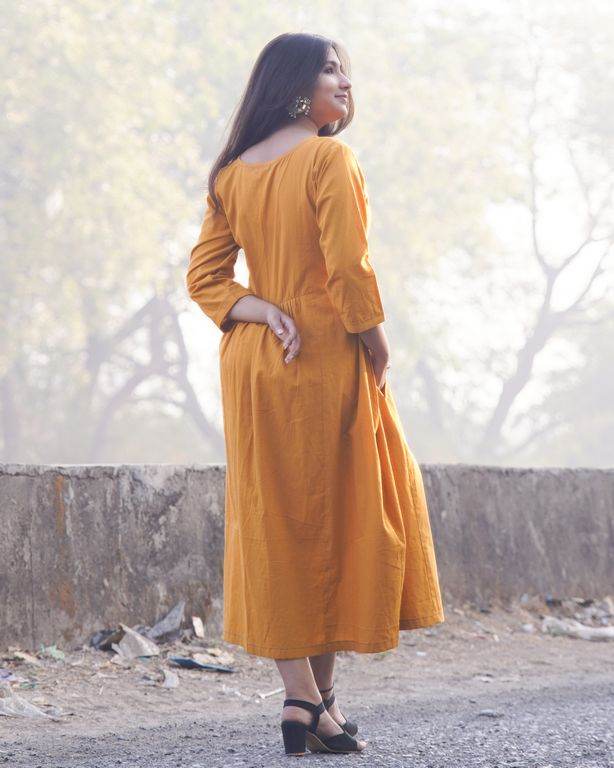 Sandy Gold Dress