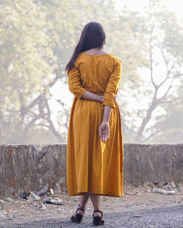 Sandy Gold Dress