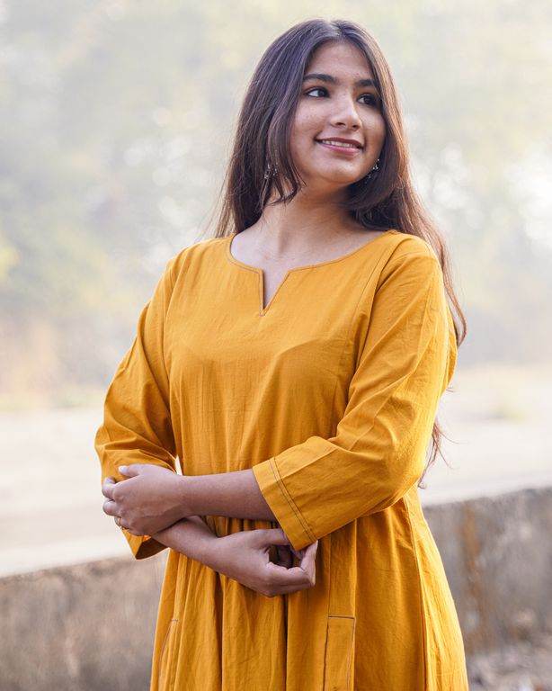 Sandy Gold Dress
