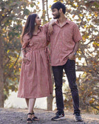 Brick Red Collared Family Set