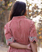 Brick Red Collared Family Set