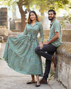Spring Green Couple Set