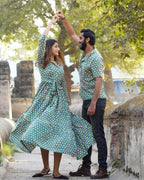 Spring Green Couple Set