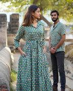 Spring Green Couple Set