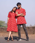 Red Shift Ikat Family Set