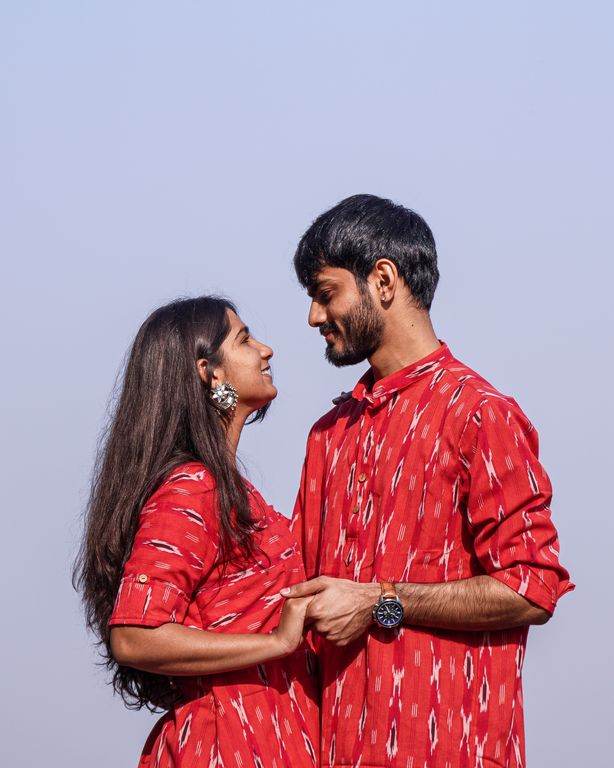 Red Shift Ikat Family Set