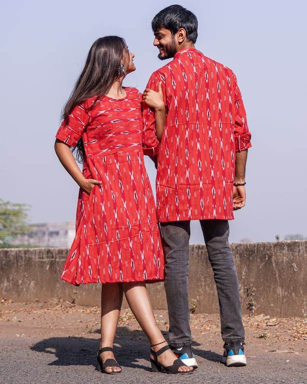 Red Shift Ikat Family Set