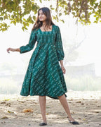 Fern Green Ikat Dress