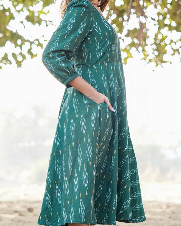 Fern Green Ikat Dress