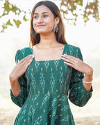 Fern Green Ikat Dress
