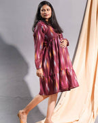Maroon Panache Short Dress Maternity Dress