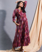 Maroon Panache Maternity Dress