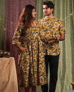 Yellow Cannas Couple Set
