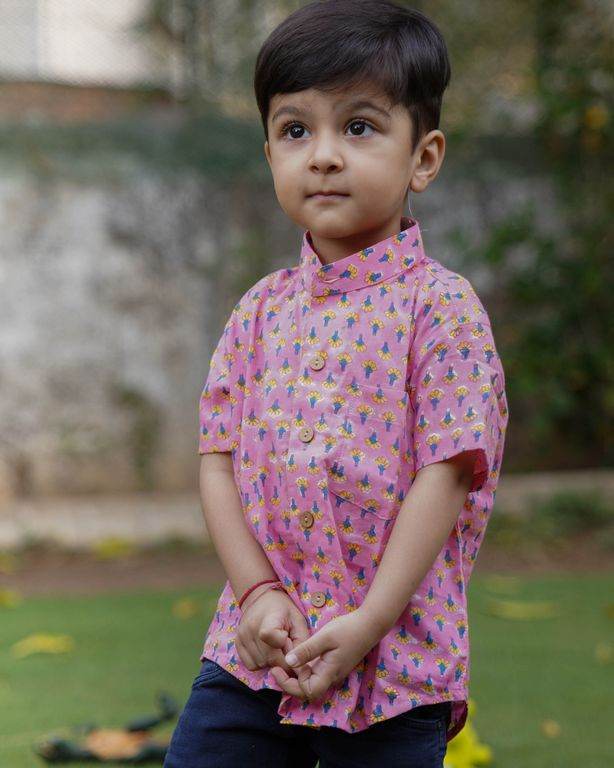Spring Pink Kids Shirt Secondary image