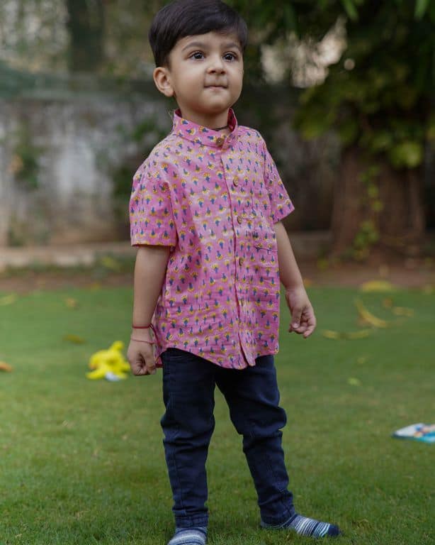 Spring Pink Kids Shirt