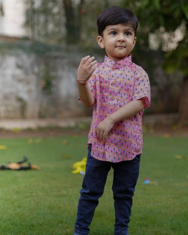 Spring Pink Kids Shirt